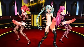 成熟したポルノの鋳造によって巨根 女性  ...